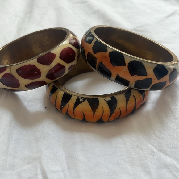 Animal print dangle bracelets - Picture 5 of 5